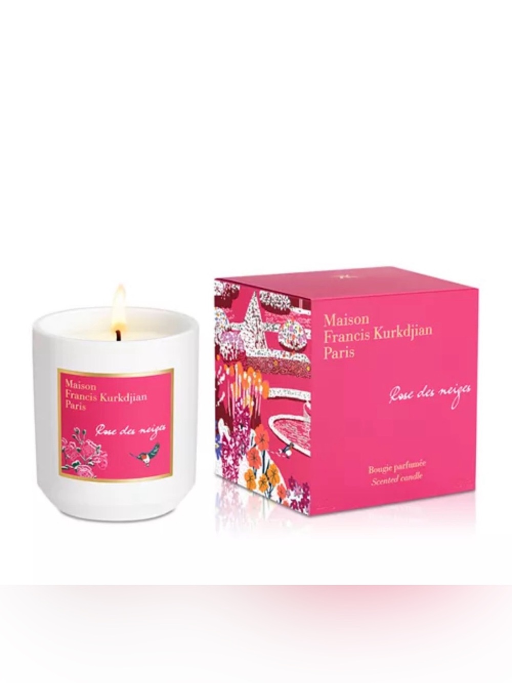 🔥Maison Francis Kurkdjian NEW Pink Rose des Neiges BOUGIE Candle LARGE Priceffem